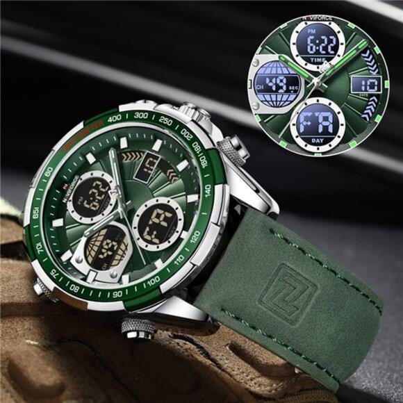 Men's Military Digital Watches Analog Quartz Waterproof Watch Sport - Picture 4 of 7